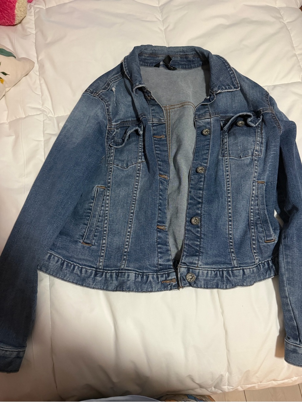 Classic Blue Denim Jacket - Women's Jean Coat